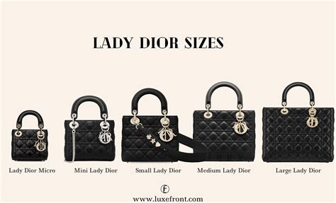 my lady dior vs lady dior|Dior size chart.